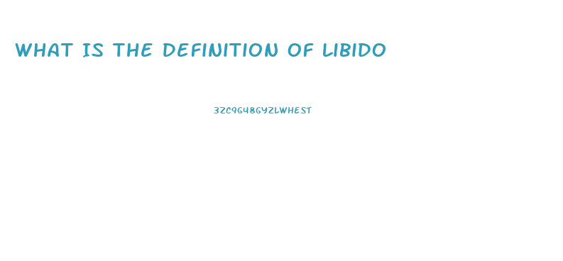 What Is The Definition Of Libido
