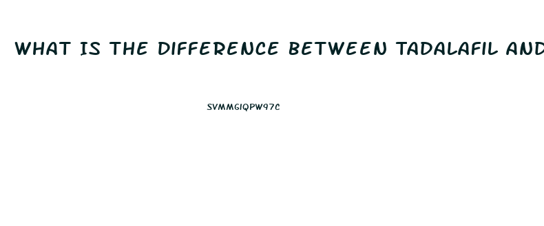 What Is The Difference Between Tadalafil And Sildenafil For Pulmonary Hypertension