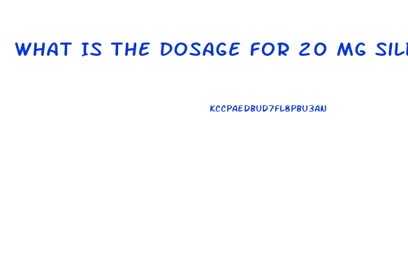 What Is The Dosage For 20 Mg Sildenafil