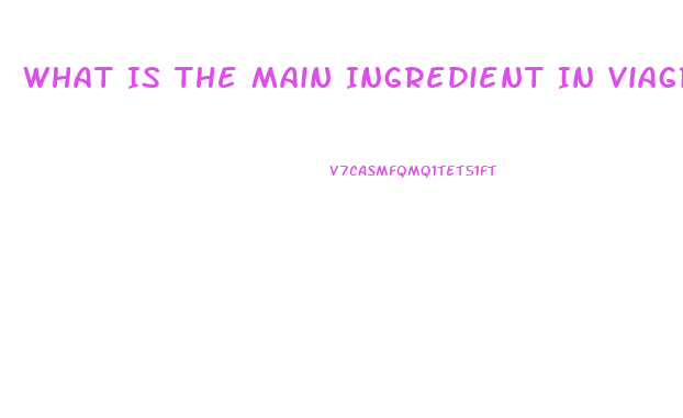 What Is The Main Ingredient In Viagra