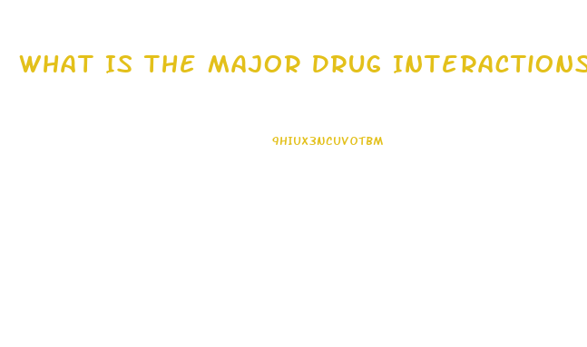 What Is The Major Drug Interactions Between Phosphodiesterase Inhibitor Drugs Such As Sildenafil