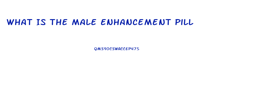 What Is The Male Enhancement Pill