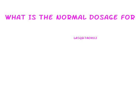 What Is The Normal Dosage For Viagra