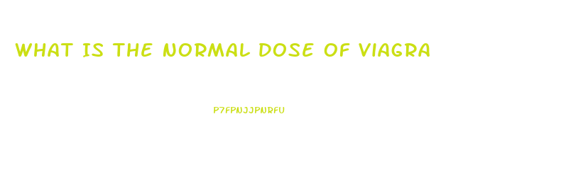 What Is The Normal Dose Of Viagra