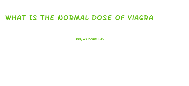 What Is The Normal Dose Of Viagra