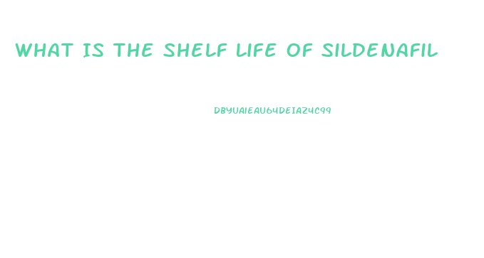 What Is The Shelf Life Of Sildenafil