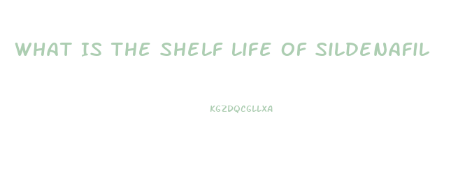 What Is The Shelf Life Of Sildenafil