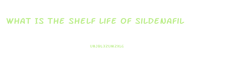 What Is The Shelf Life Of Sildenafil