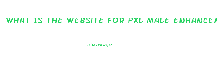 What Is The Website For Pxl Male Enhancement