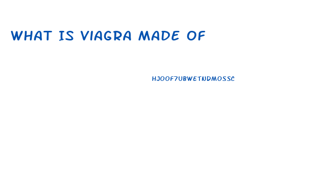 What Is Viagra Made Of