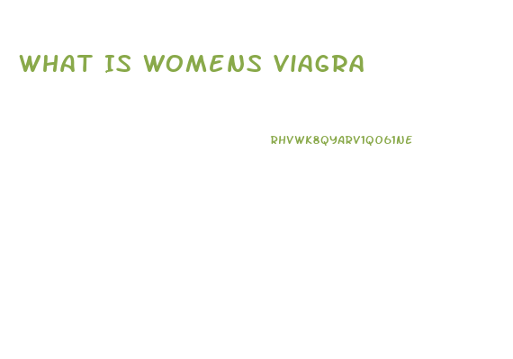 What Is Womens Viagra