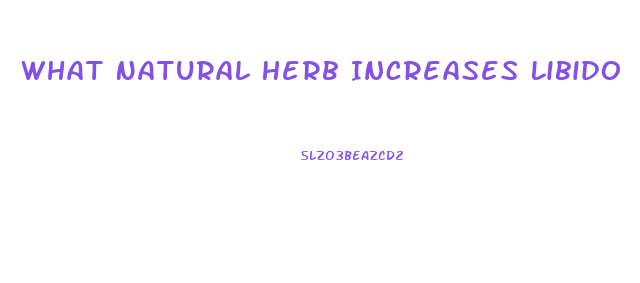 What Natural Herb Increases Libido