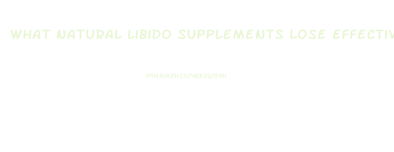 What Natural Libido Supplements Lose Effectiveness Over Time