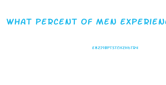 What Percent Of Men Experience Impotence After Prostate Removal