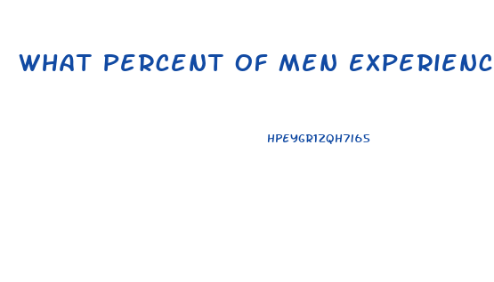 What Percent Of Men Experience Sexual Impotence