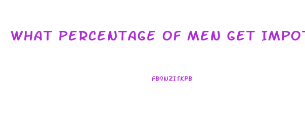 What Percentage Of Men Get Impotence From Adderall