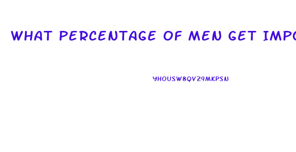 What Percentage Of Men Get Impotence From Adderall