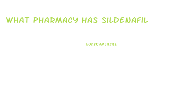 What Pharmacy Has Sildenafil