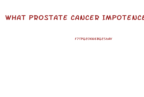 What Prostate Cancer Impotence Recovery