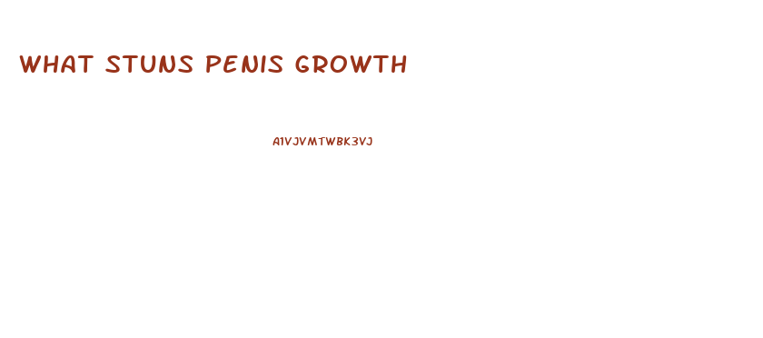 What Stuns Penis Growth
