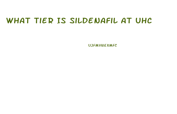 What Tier Is Sildenafil At Uhc