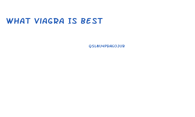 What Viagra Is Best