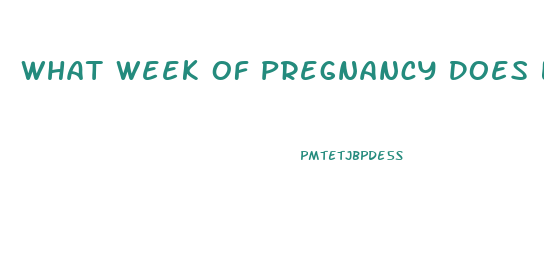 What Week Of Pregnancy Does Libido Kick In