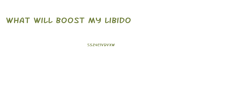 What Will Boost My Libido