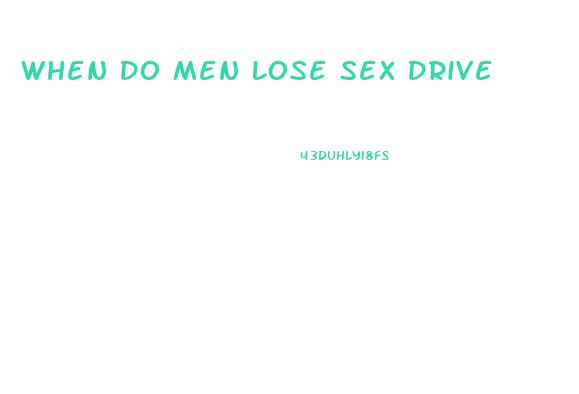 When Do Men Lose Sex Drive