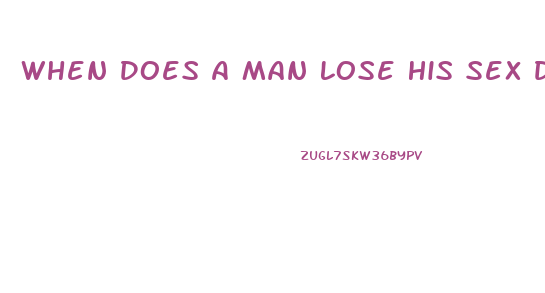 When Does A Man Lose His Sex Drive