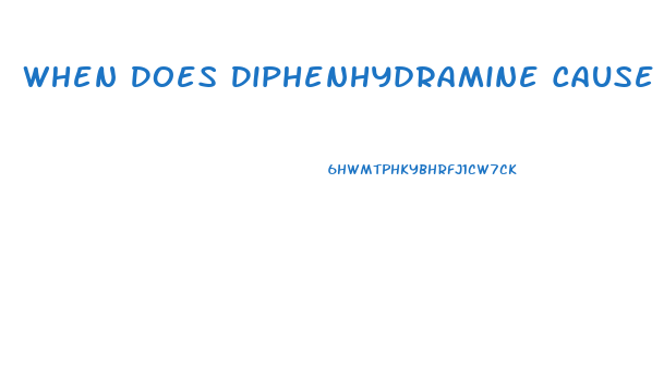 When Does Diphenhydramine Cause Impotence