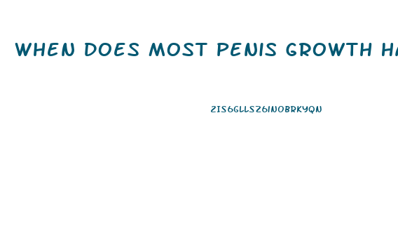 When Does Most Penis Growth Happen