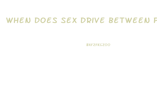 When Does Sex Drive Between Partners Fade