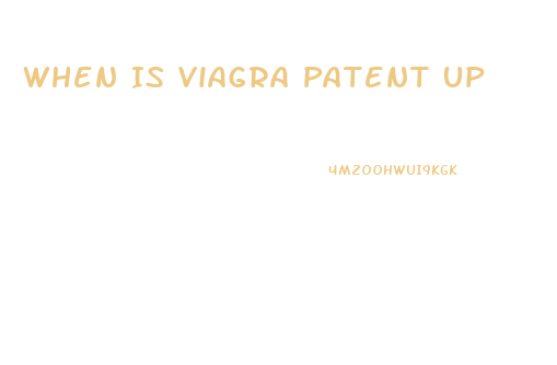 When Is Viagra Patent Up