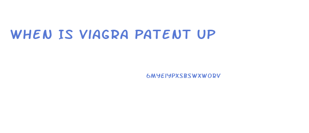 When Is Viagra Patent Up