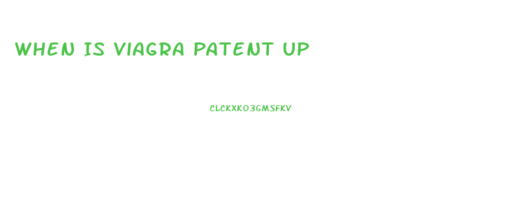 When Is Viagra Patent Up