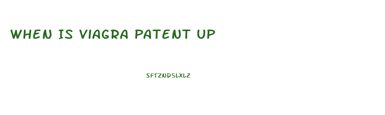 When Is Viagra Patent Up