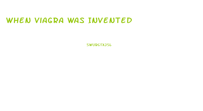 When Viagra Was Invented