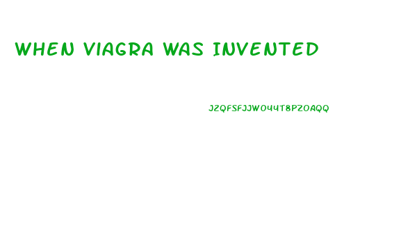 When Viagra Was Invented