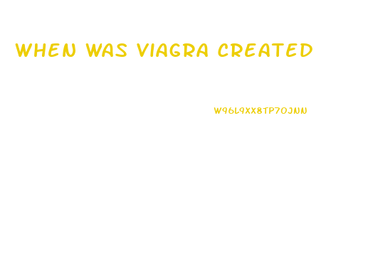 When Was Viagra Created