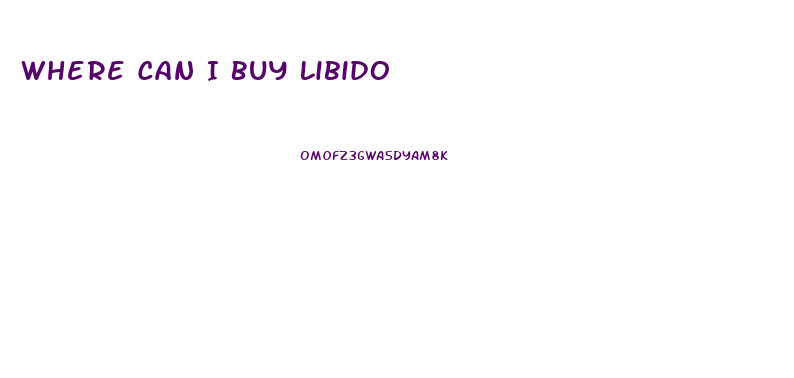 Where Can I Buy Libido