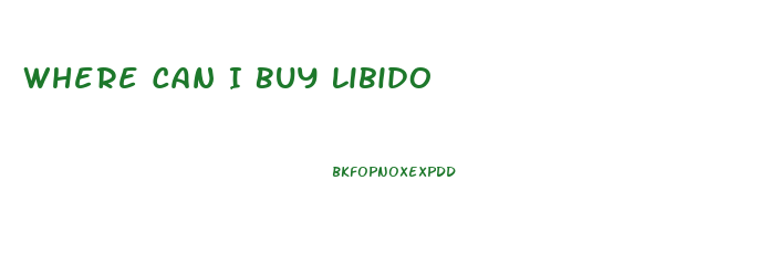 Where Can I Buy Libido