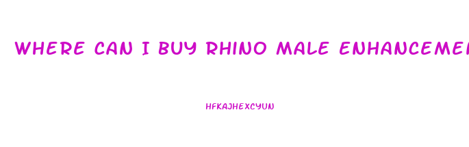 Where Can I Buy Rhino Male Enhancement