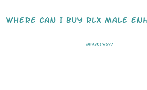 Where Can I Buy Rlx Male Enhancement