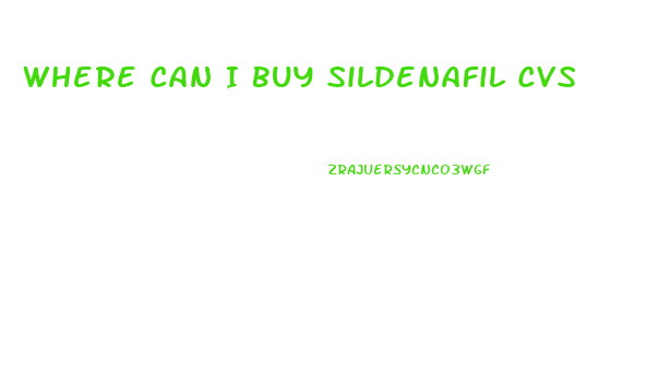 Where Can I Buy Sildenafil Cvs