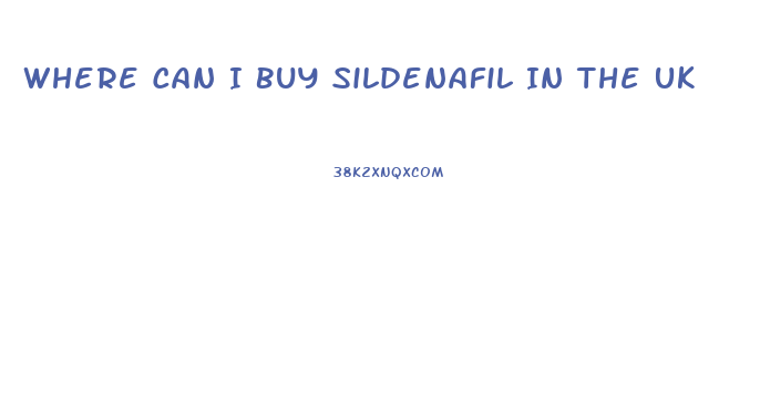 Where Can I Buy Sildenafil In The Uk