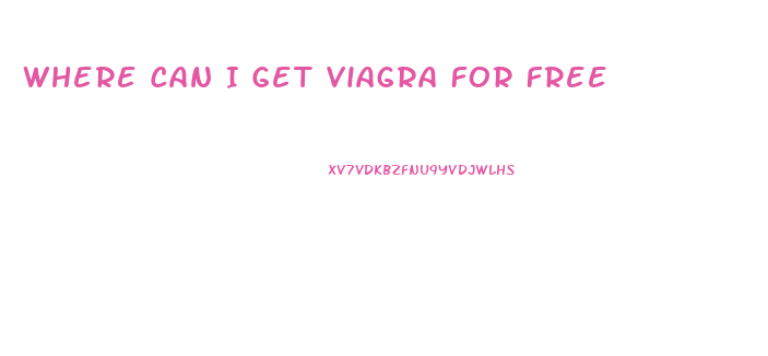 Where Can I Get Viagra For Free