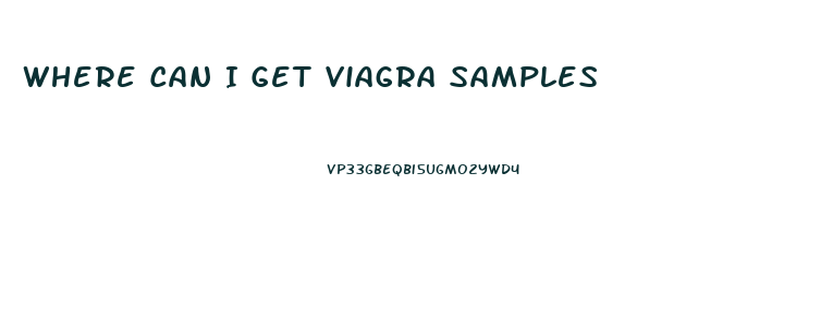 Where Can I Get Viagra Samples