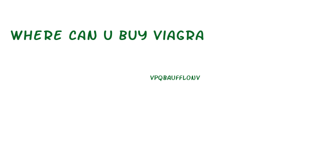 Where Can U Buy Viagra