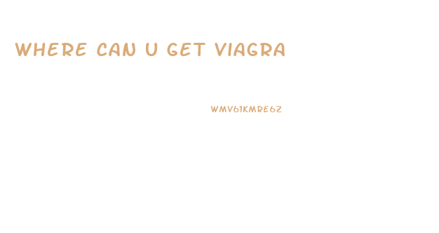 Where Can U Get Viagra